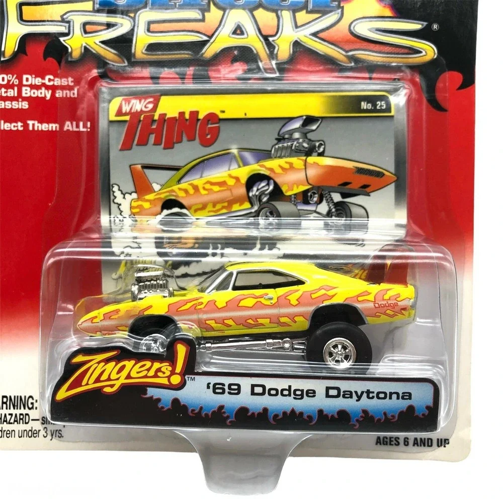 Johnny‎ Lightning Street Freaks Zingers 1969 '69 Dodge Daytona Charger Car 1/64